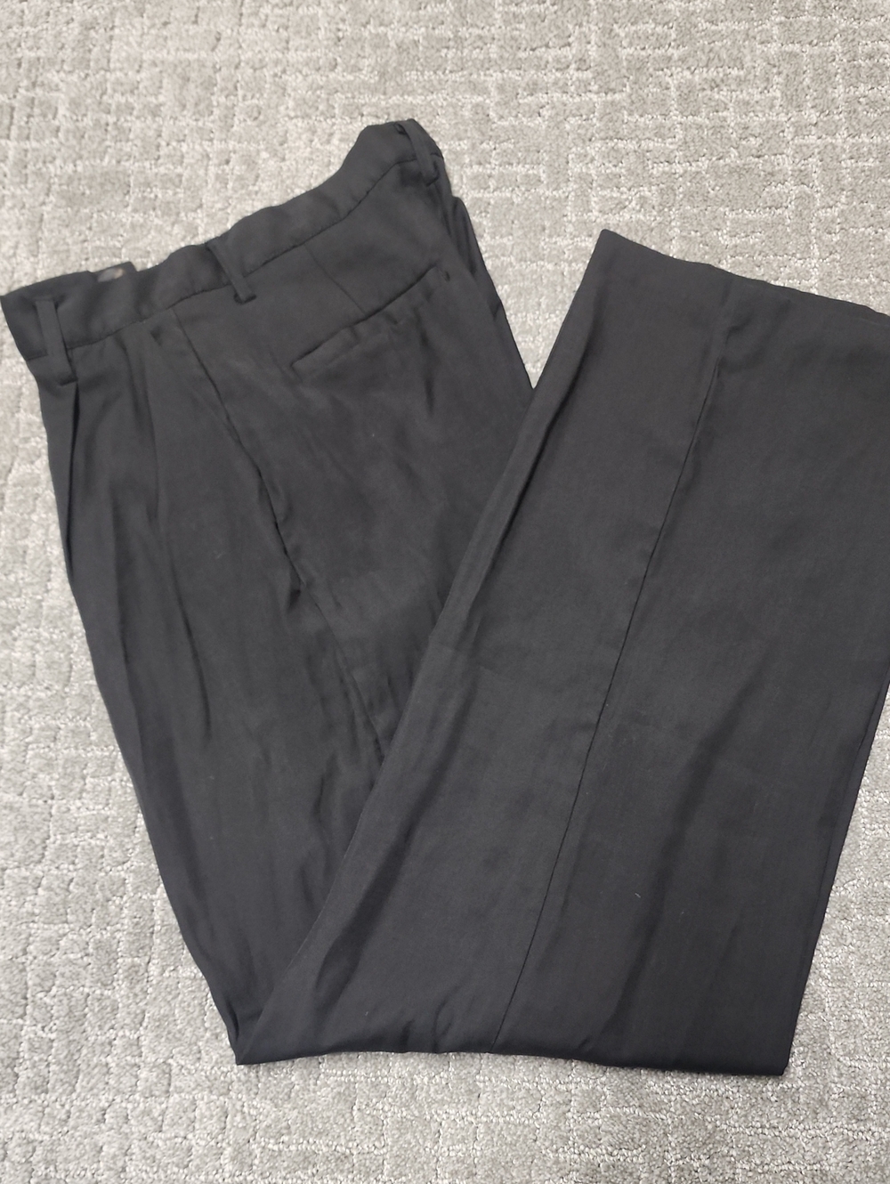 Elan Black Pleated Dress Trousers